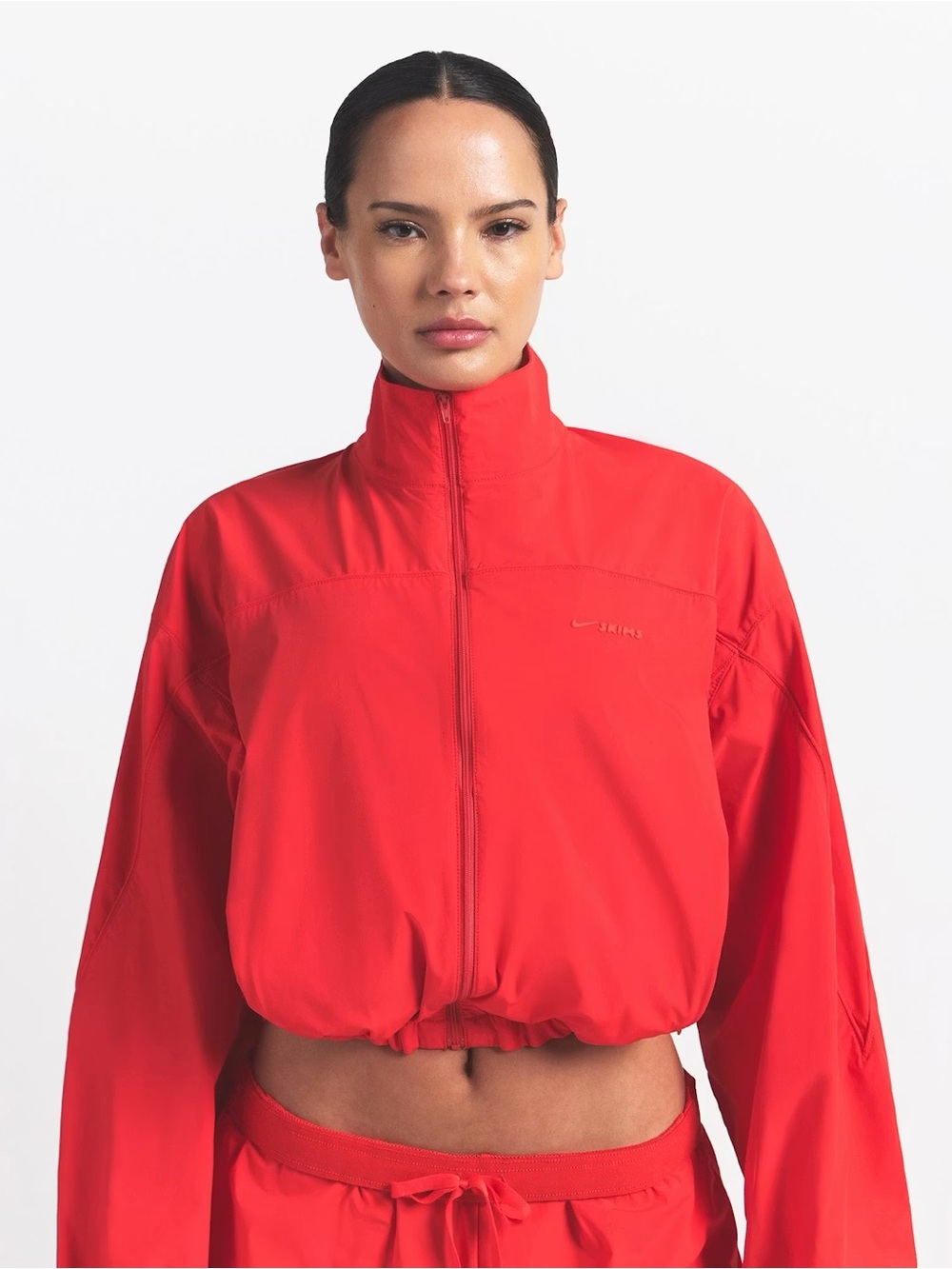 Nike SKIMS WOVEN NYLON CROPPED JACKET